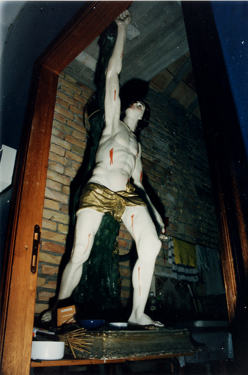 San Sebastiano (statua) - ambito abruzzese (metà sec. XIX)