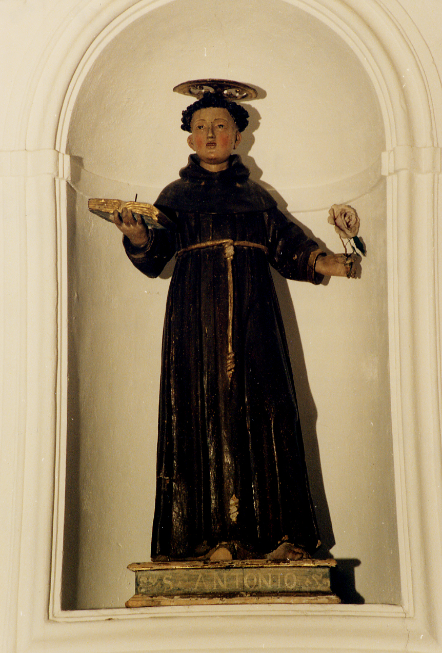 Sant'Antonio di Padova (statua) - ambito abruzzese (fine sec. XVIII)