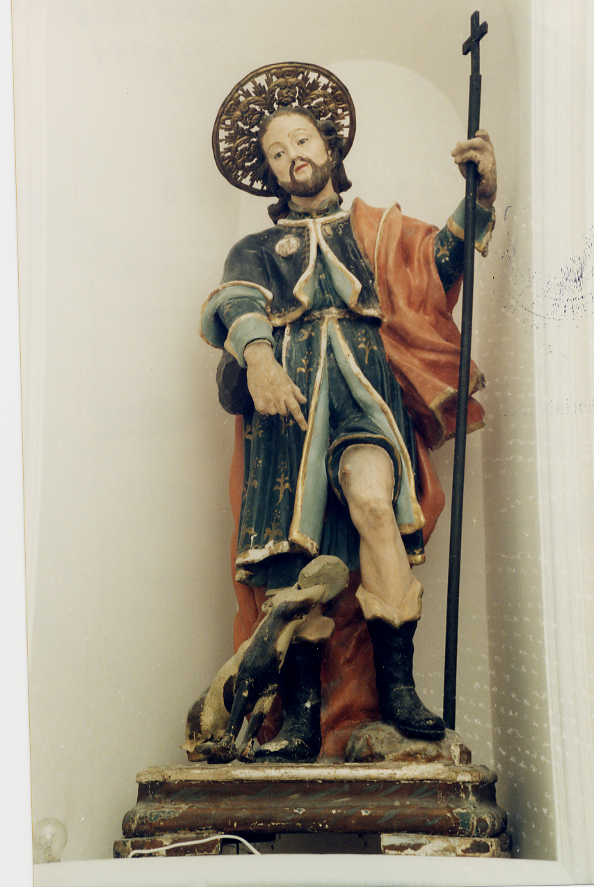 San Rocco (statua) - bottega molisana (inizio sec. XIX)