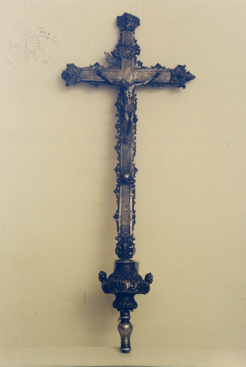 croce processionale - bottega napoletana (sec. XVIII)