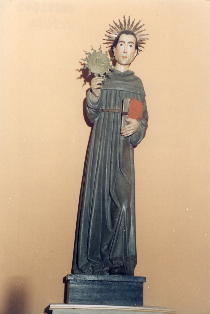 San Bernardino da Siena (statua) - ambito abruzzese (fine sec. XV)