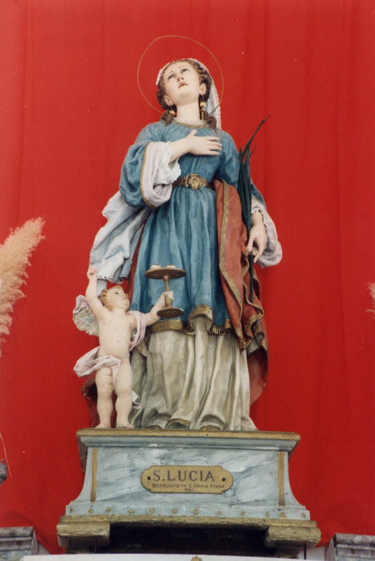 Santa Lucia (statua) - ambito di Atessa (fine sec. XIX)