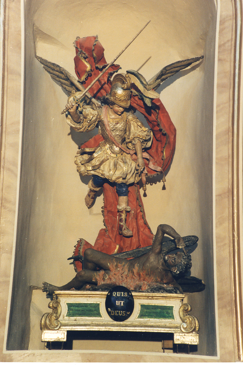 San Michele Arcangelo (statua) di Falcucci Michele (sec. XIX)