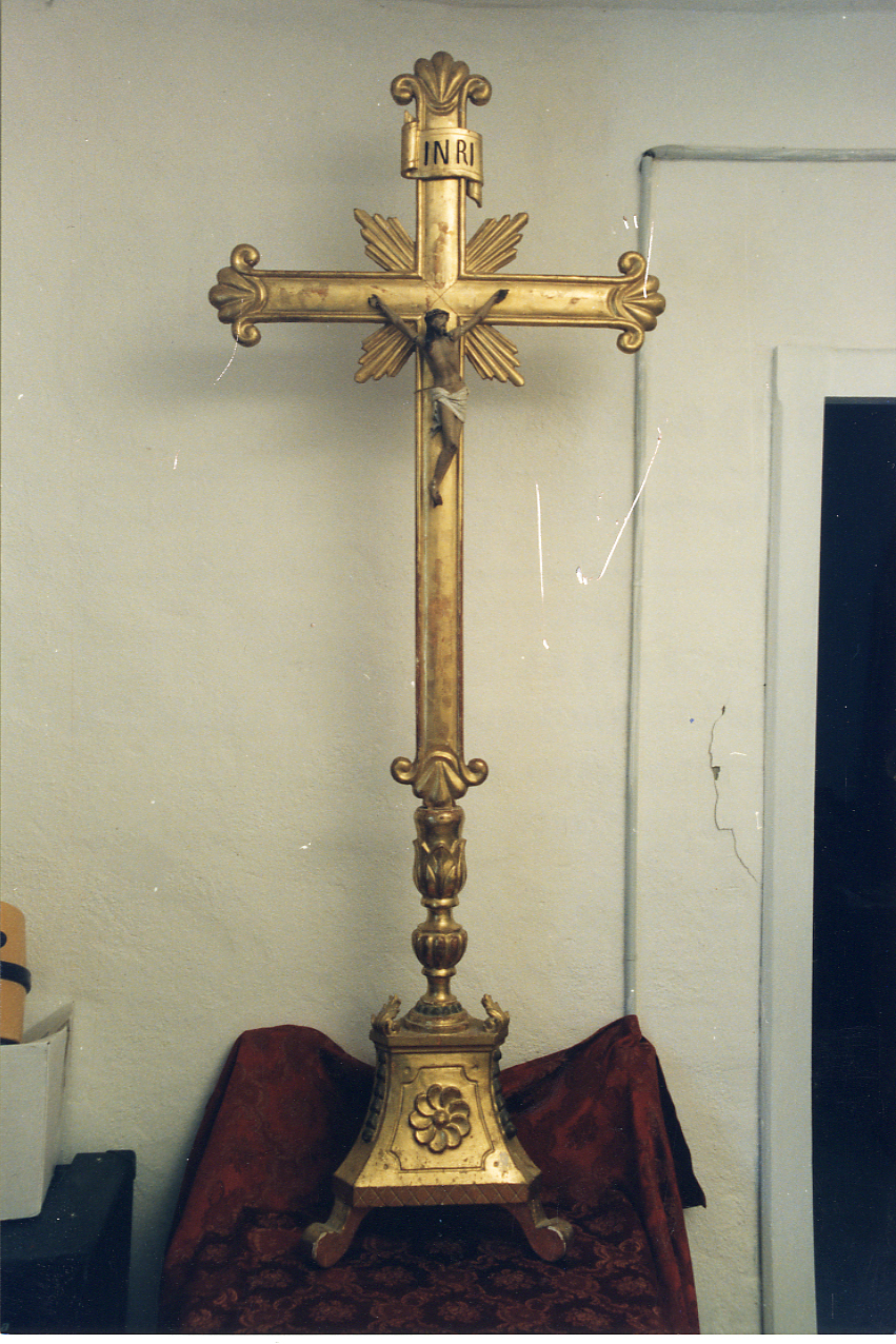 Cristo Crocifisso (croce d'altare) - ambito napoletano (fine sec. XVIII)