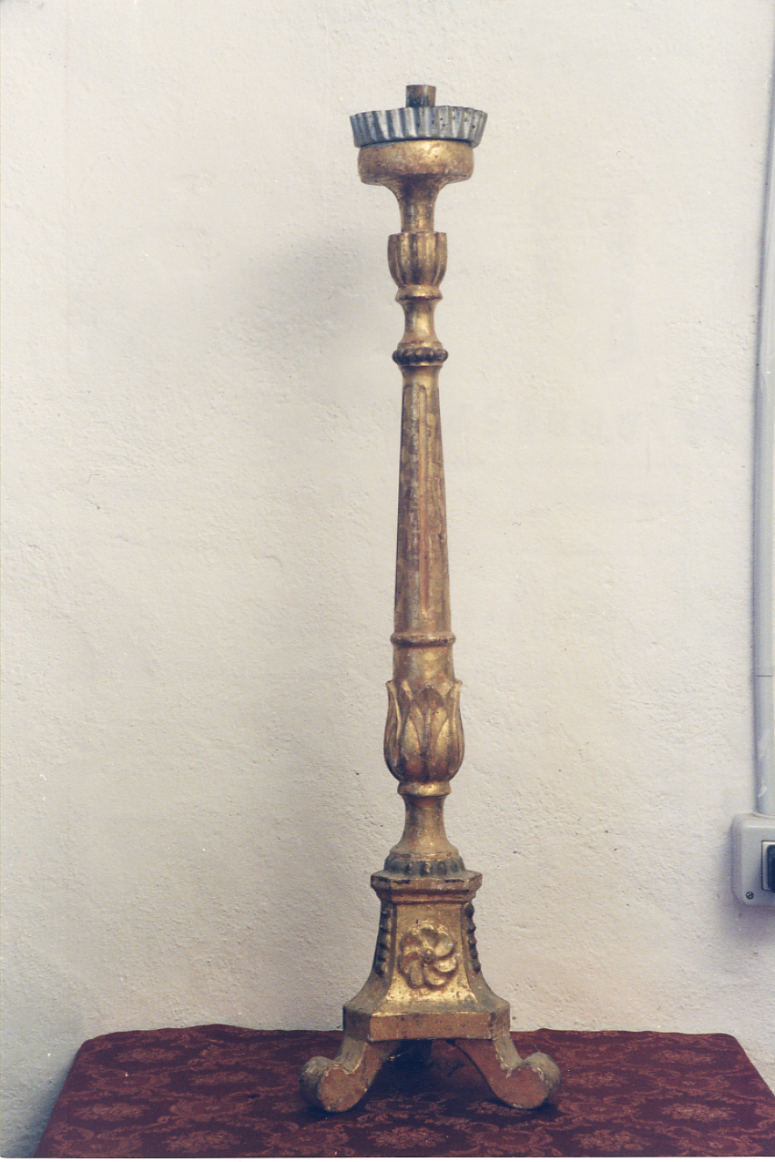 candelabro, serie - ambito abruzzese (inizio sec. XIX)