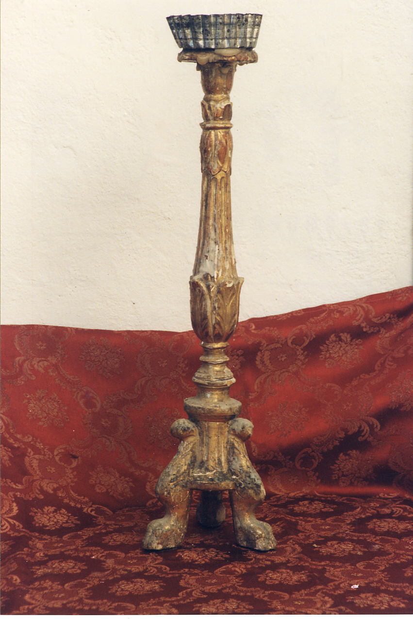 candelabro, serie - ambito abruzzese (fine sec. XVIII)