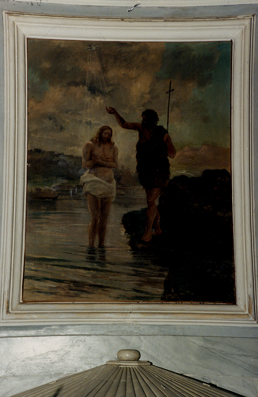 Battesimo di Cristo (dipinto) - ambito abruzzese (fine/inizio secc. XIX/ XX)