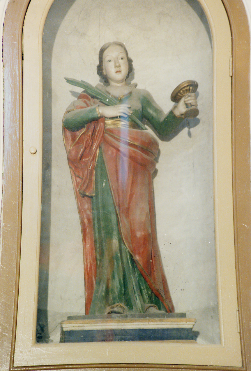 Santa Lucia (statua) - ambito abruzzese (fine sec. XIX)