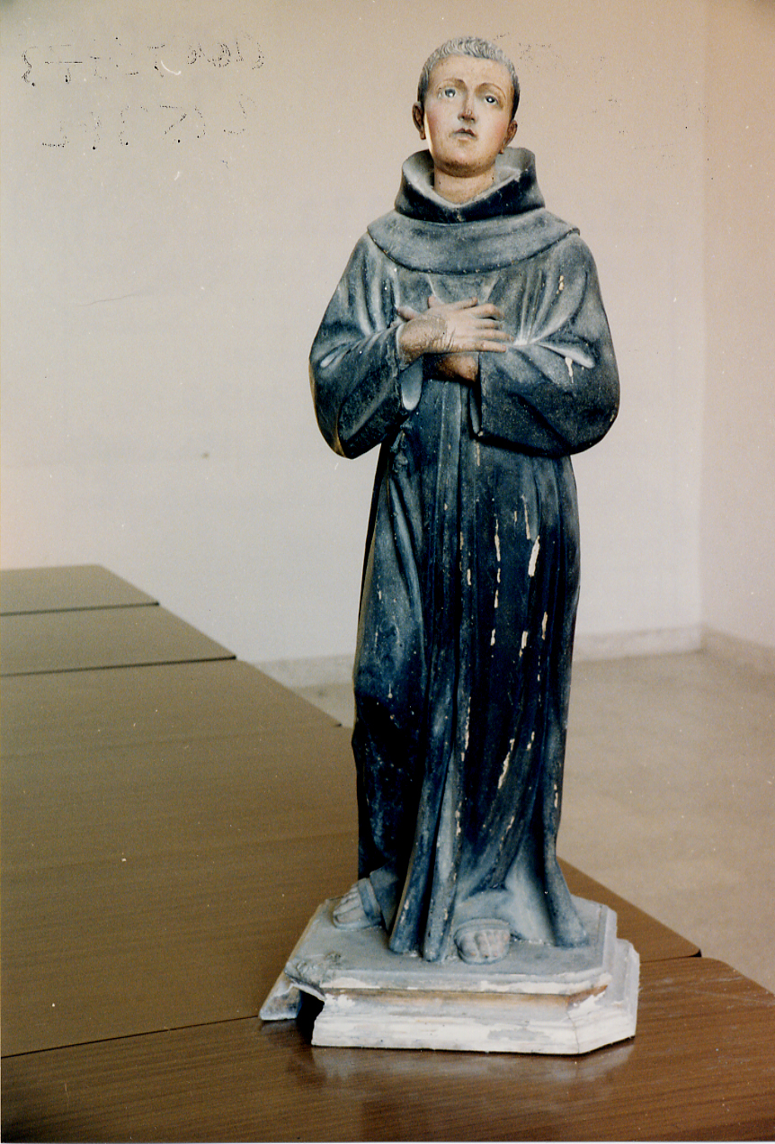 San Pasquale Baylon (statua) - ambito napoletano (seconda metà sec. XVIII)