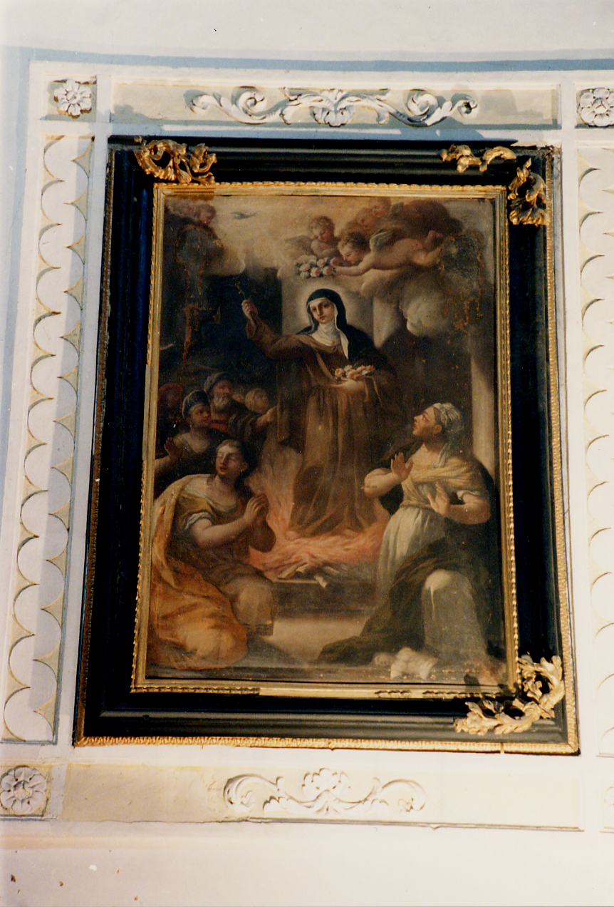 Apparizione di Santa Rosa da Lima (dipinto) - bottega Italia meridionale (sec. XVIII)