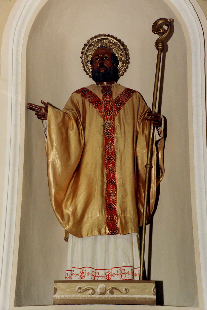 San Nicola di Bari (manichino) - ambito abruzzese (metà sec. XIX)