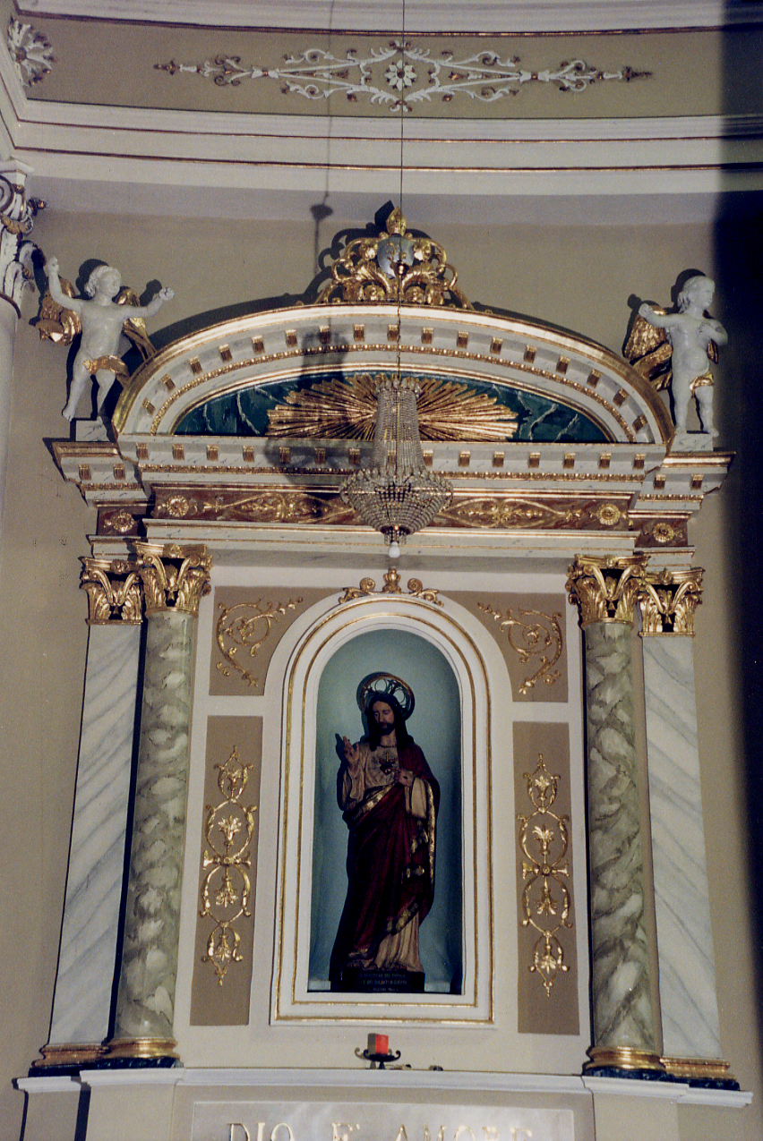 colomba dello Spirito Santo/ Angeli/ Trinità (dossale, serie) - ambito abruzzese (inizio sec. XIX)