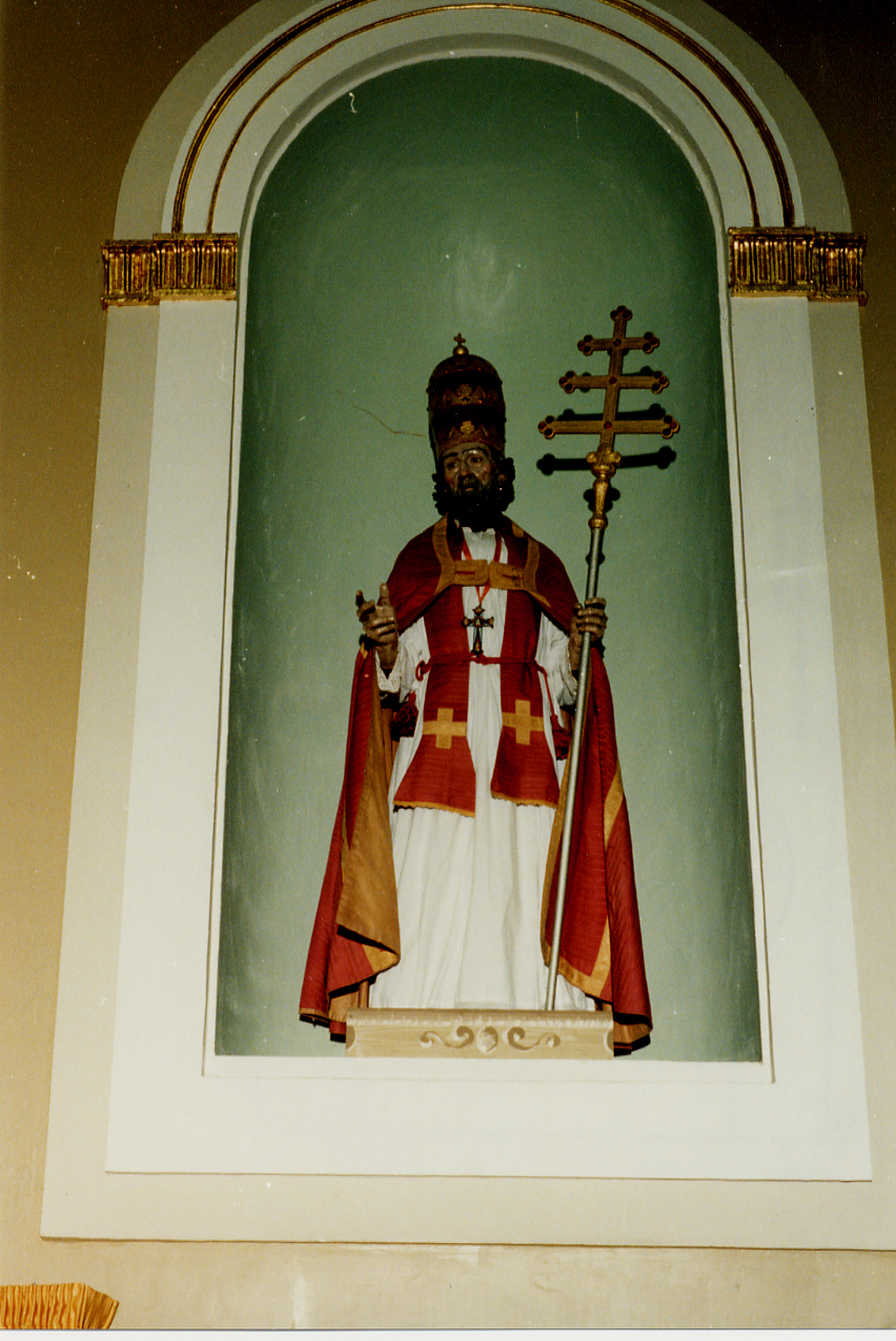 San Silverio Papa (manichino) - ambito abruzzese (inizio sec. XVIII)