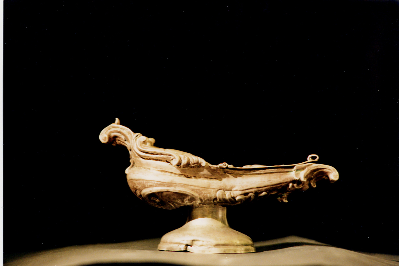 navicella portaincenso - bottega napoletana (sec. XVIII)