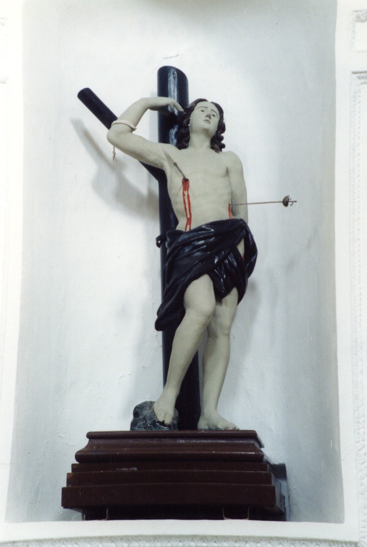 San Sebastiano (statua) - ambito abruzzese (fine/inizio secc. XVI/ XVII)