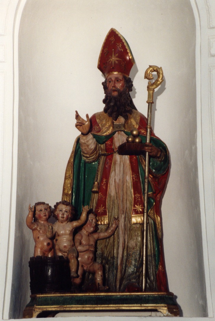 San Nicola di Bari (statua) - bottega molisana (sec. XVIII)