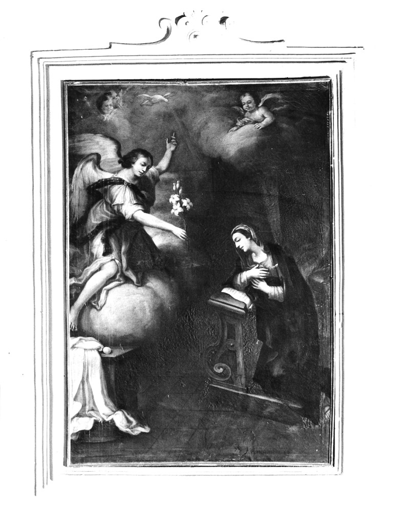 ANNUNCIAZIONE (dipinto) di Conti Vincenzo di Francesco (fine/inizio secc. XVIII/ XIX)