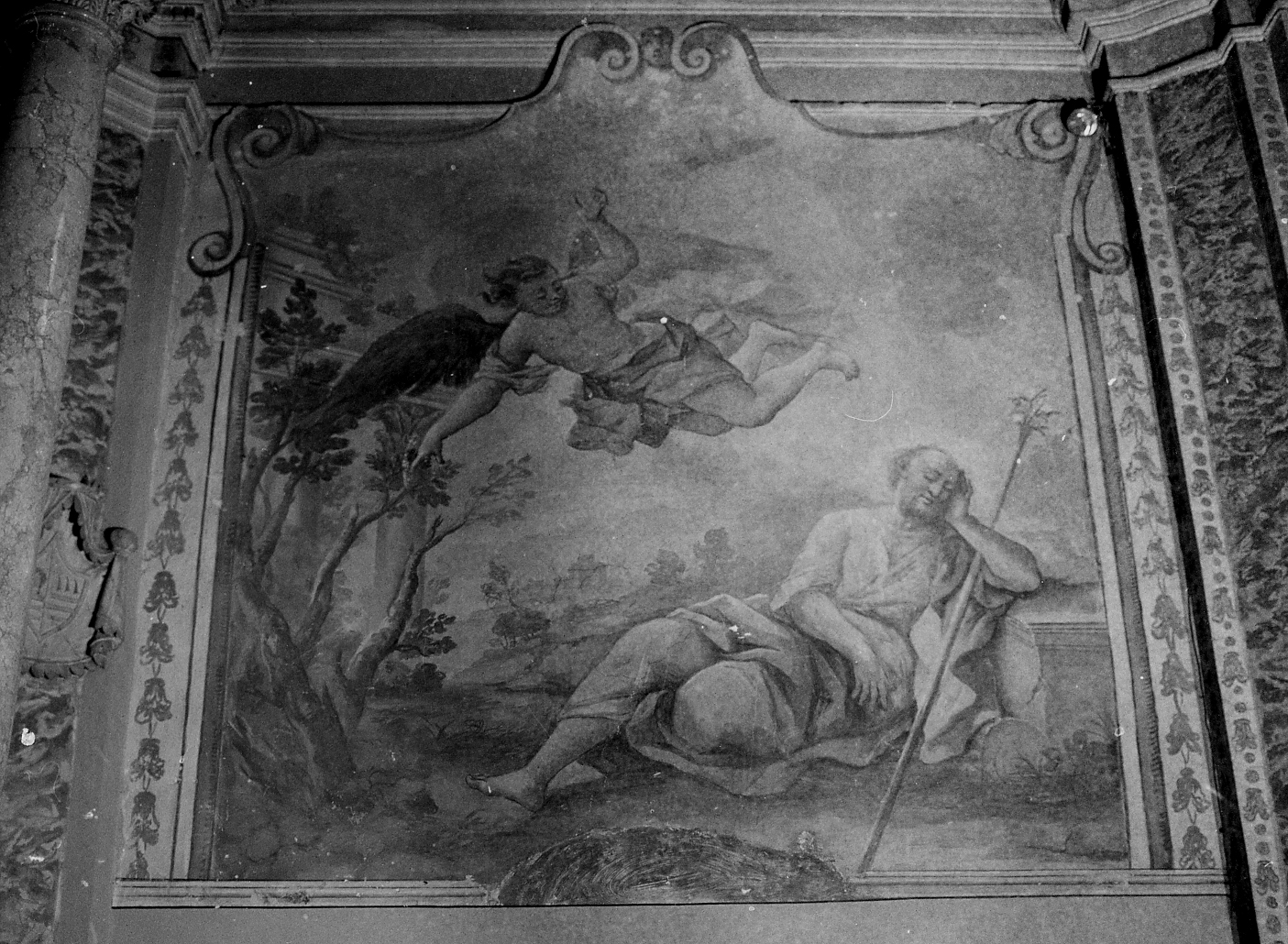 SOGNO DI SAN GIUSEPPE (dipinto) di Cenatiempo Gerolamo (sec. XVIII)