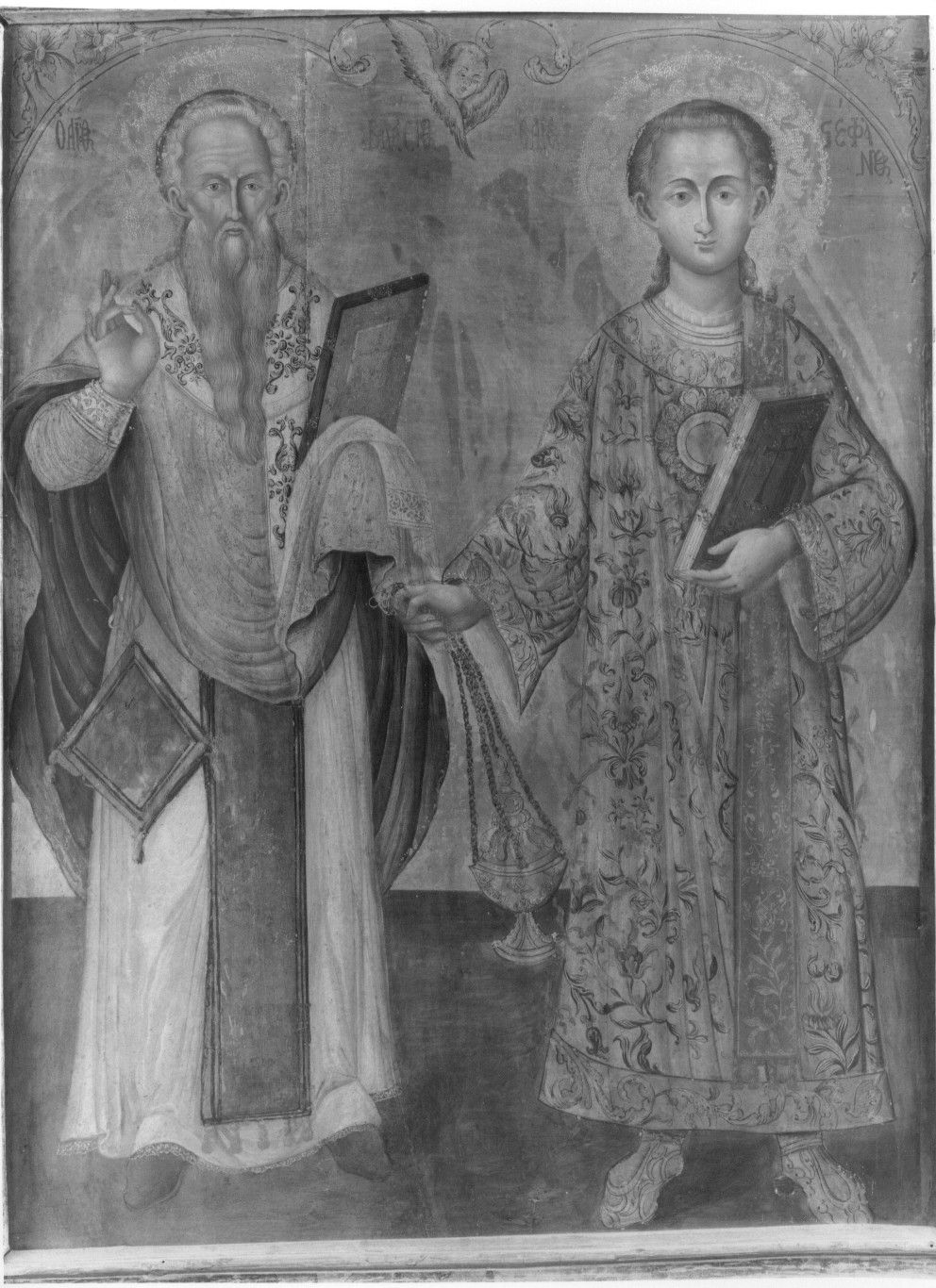 Santi Biagio e Stefano, Santi Biagio e Stefano (icona) - produzione greca (fine/inizio secc. XVIII/ XIX)