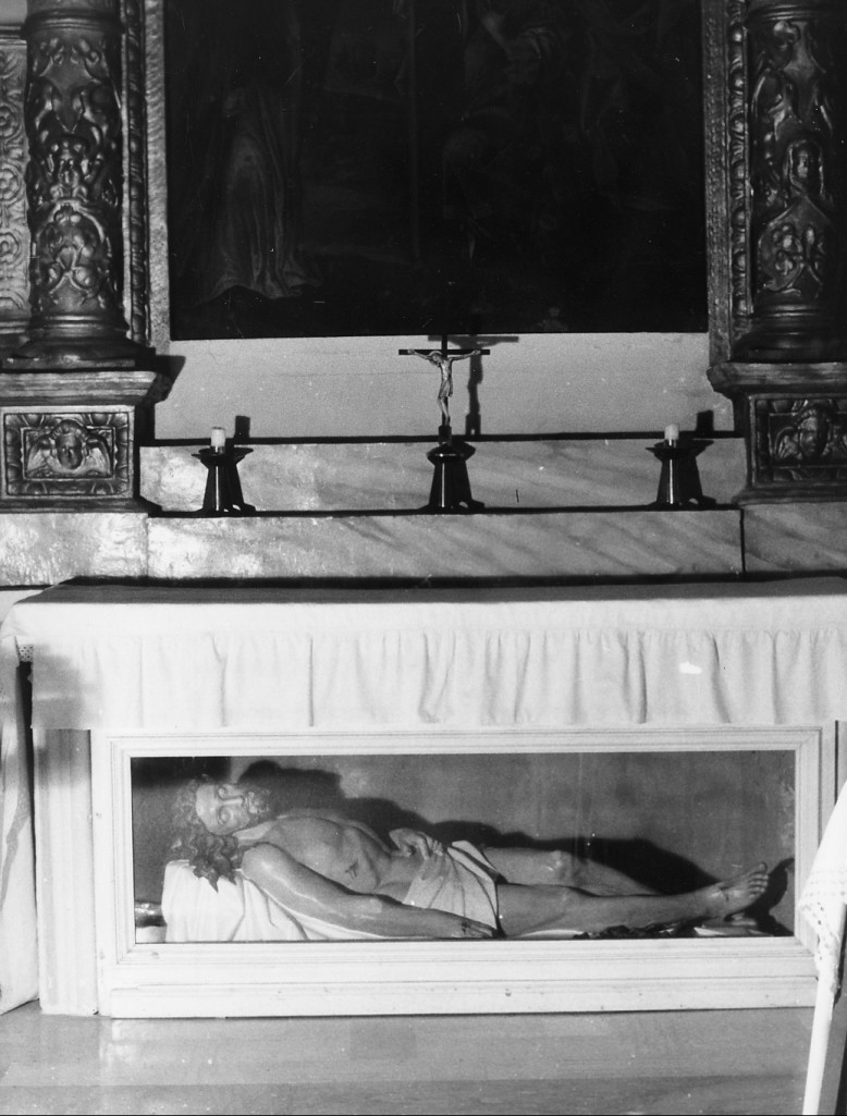 Cristo morto (statua) - ambito Italia centrale (inizio sec. XX)