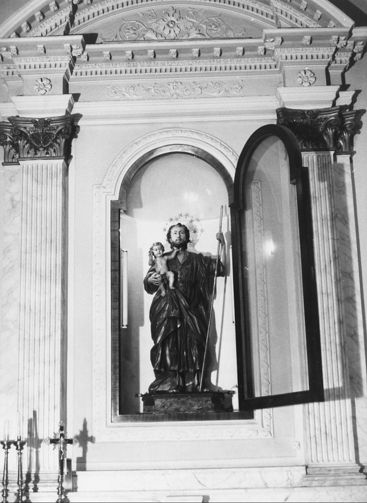 S. Giuseppe con il Bambino (scultura) - ambito Italia centrale (sec. XIX)