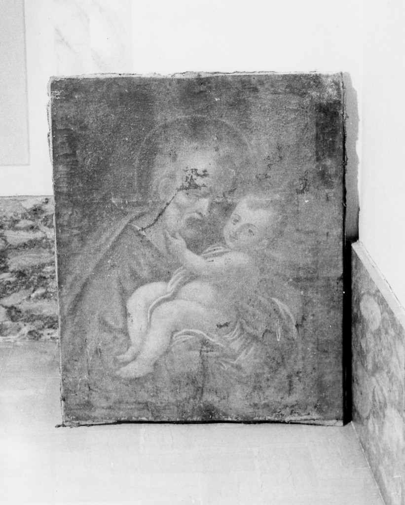 S. Giuseppe col Bambino (dipinto) - ambito Italia centrale (sec. XVII)