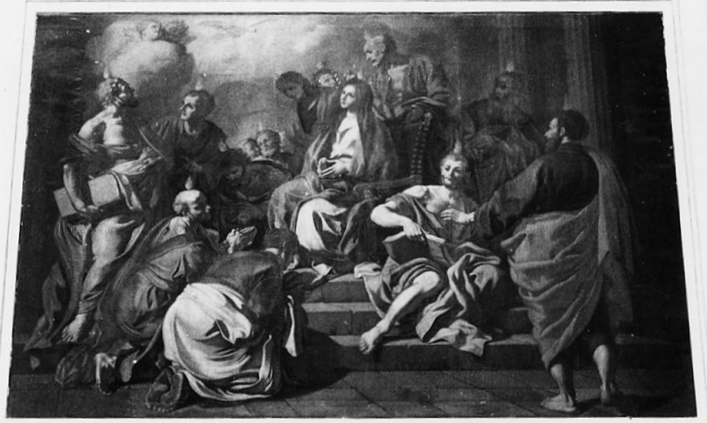 La Pentecoste (dipinto) di Solimena Francesco detto Abate Ciccio (attribuito) (sec. XVIII)