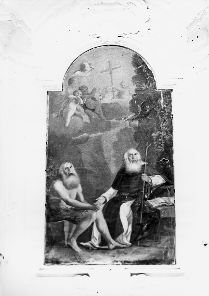 S. Giovanni o Pathmos e S. Antonio Abate (dipinto) - ambito Italia centrale (sec. XIX)