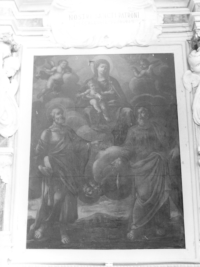Madonna col Bambino e S.S. Pietro e Andrea (dipinto) - ambito abruzzese (sec. XVIII)