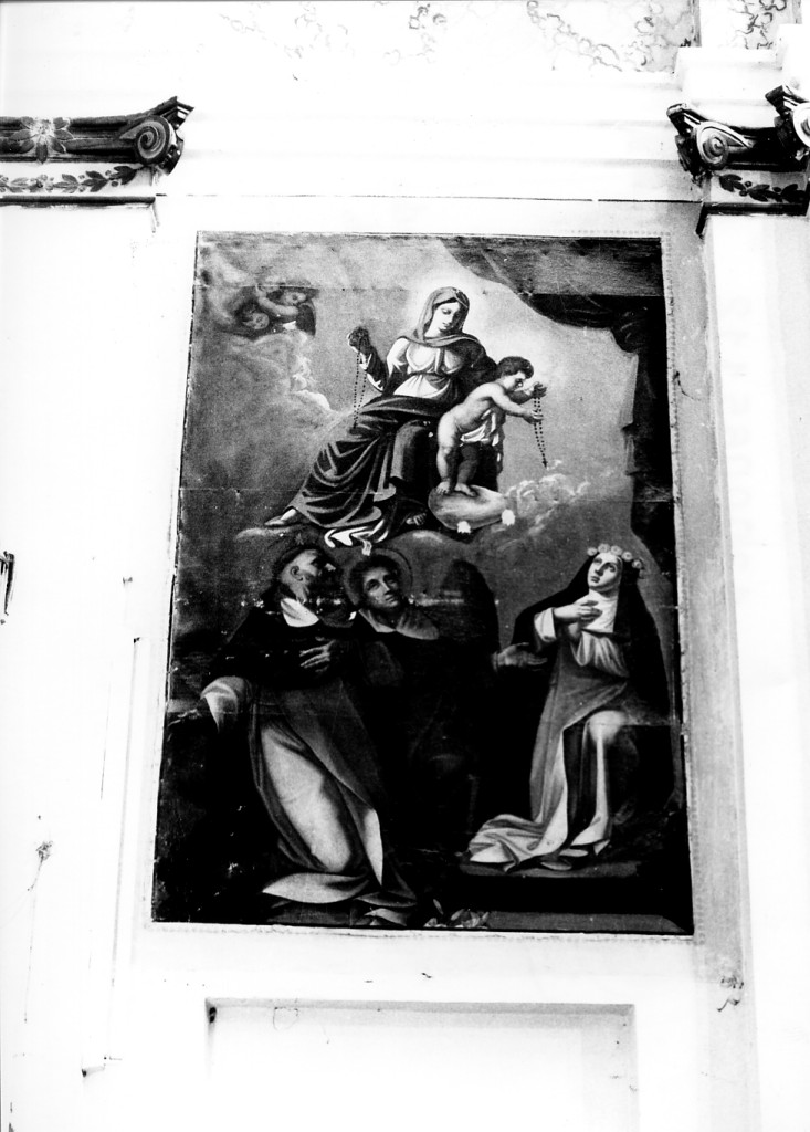 Madonna del Rosario con Santi Domenicani (dipinto) - ambito abruzzese (sec. XIX)