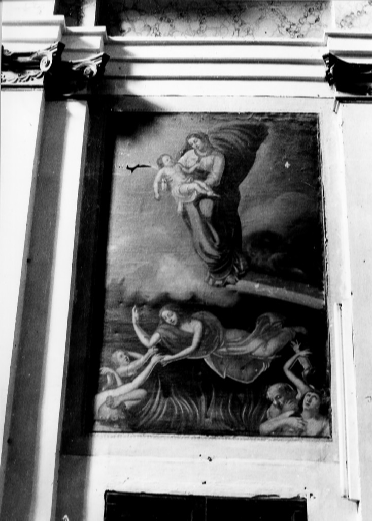 Madonna che intercede per le anime del purgatorio (dipinto) - ambito abruzzese (prima metà sec. XIX)