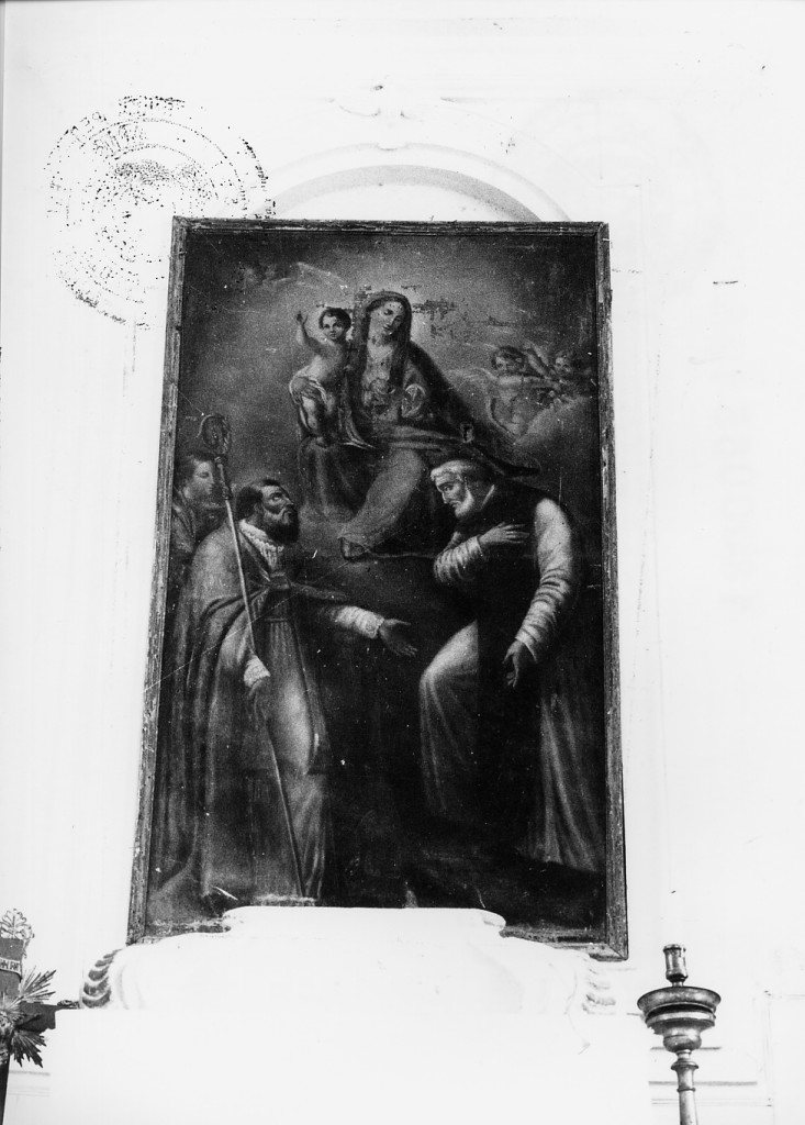 Madonna con Bambino e Santi (dipinto) - ambito Italia centrale (sec. XVIII)