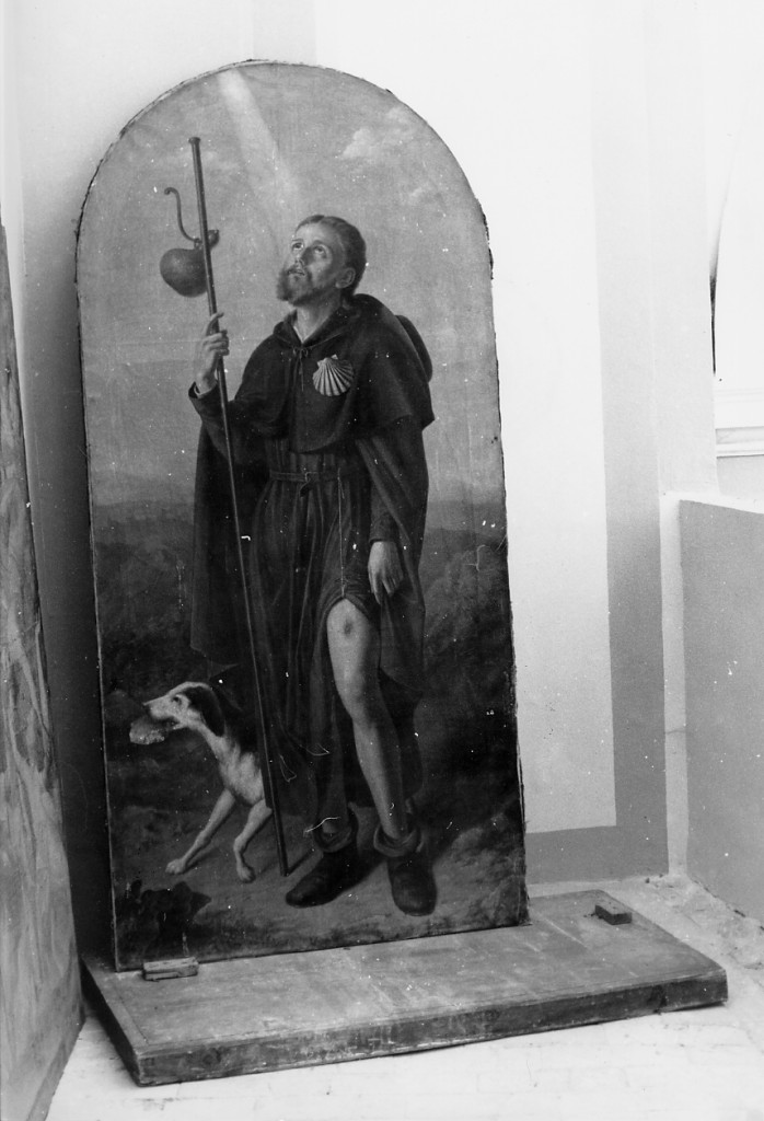 S. Rocco (dipinto) di Marchiani Enrico (attribuito) (seconda metà sec. XIX)