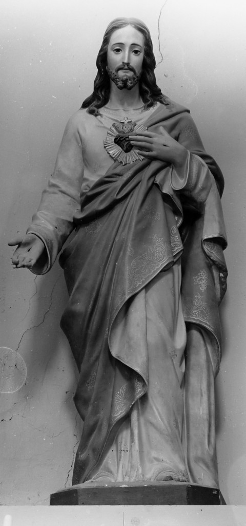 Sacro Cuore (statua) - ambito Italia centrale (sec. XIX)