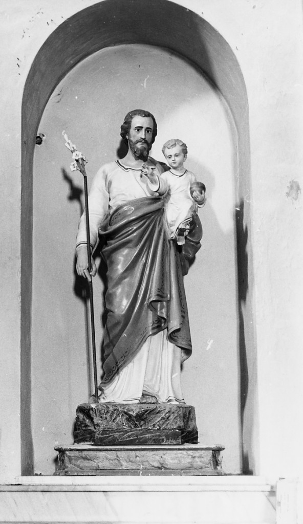 S. Giuseppe col Bambino (scultura) - ambito dell'Italia centrale (inizio sec. XX)