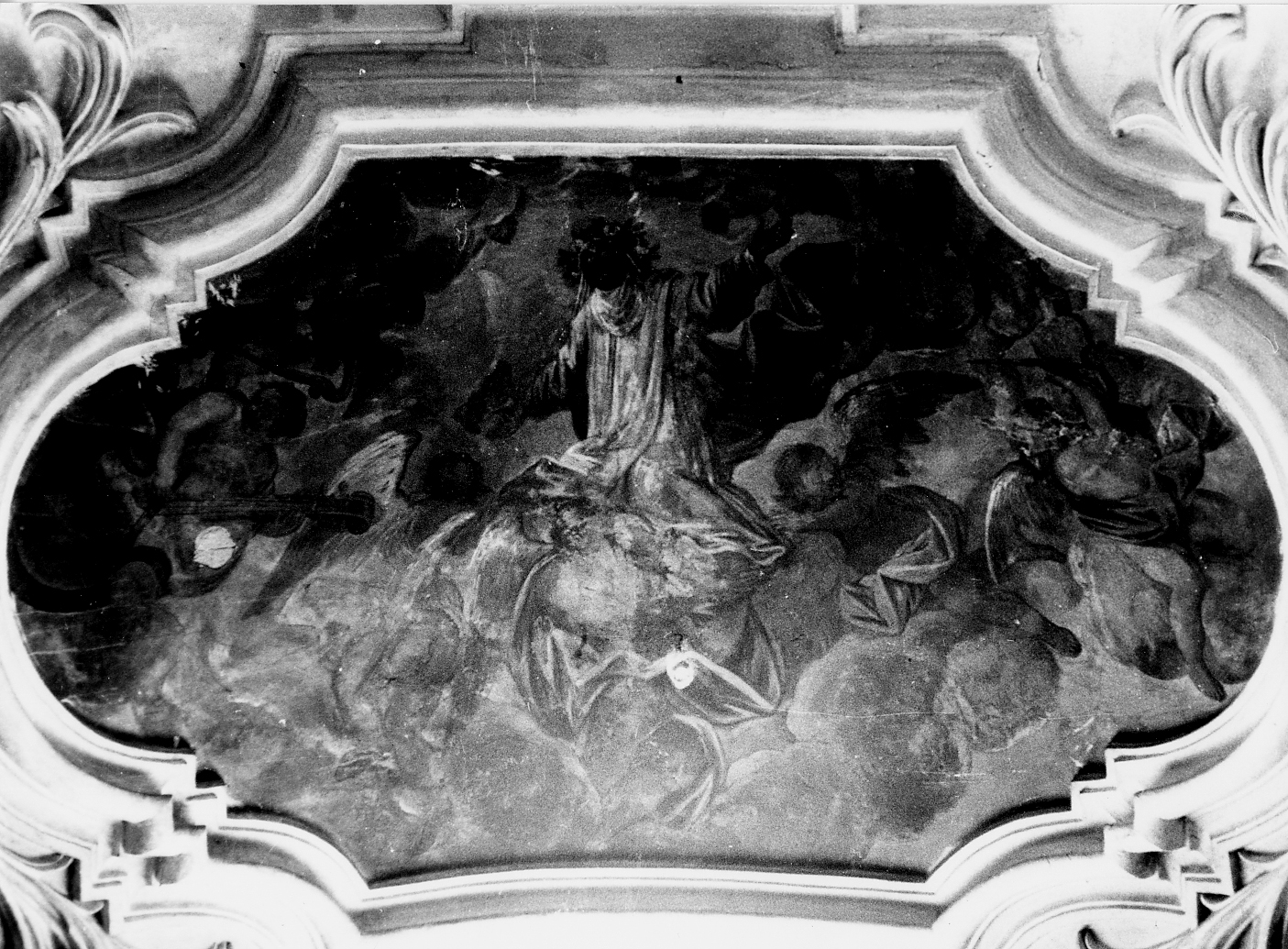 GLORIA DI SANTA ROSA DA LIMA (dipinto) - ambito abruzzese (sec. XVIII)