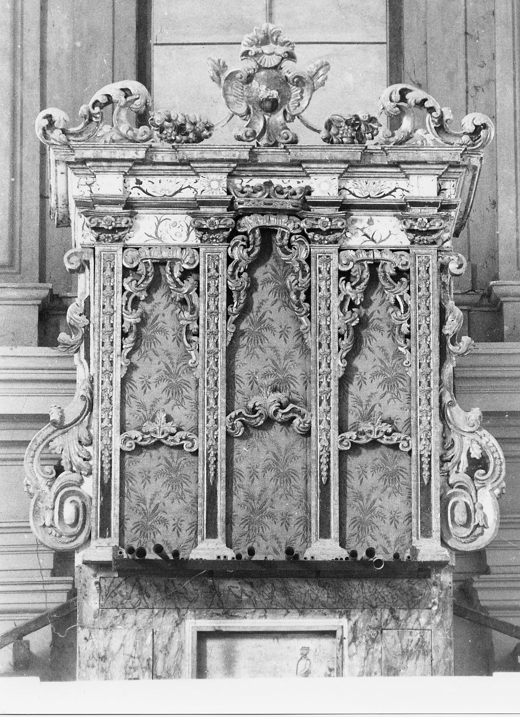 cassa d'organo di Villa Decio (attribuito) (sec. XVI)