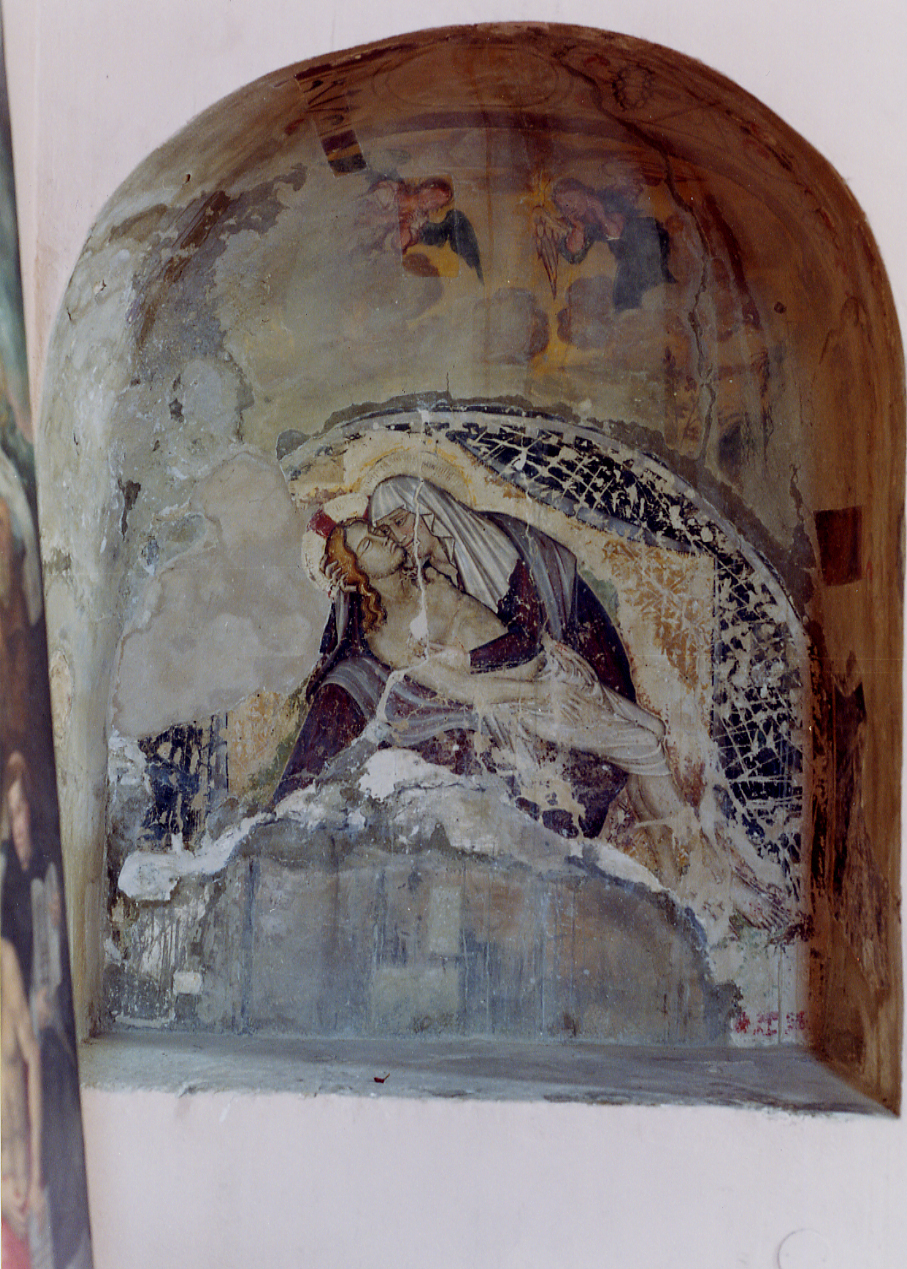 PIETA' (dipinto, opera isolata) - ambito abruzzese (sec. XV)