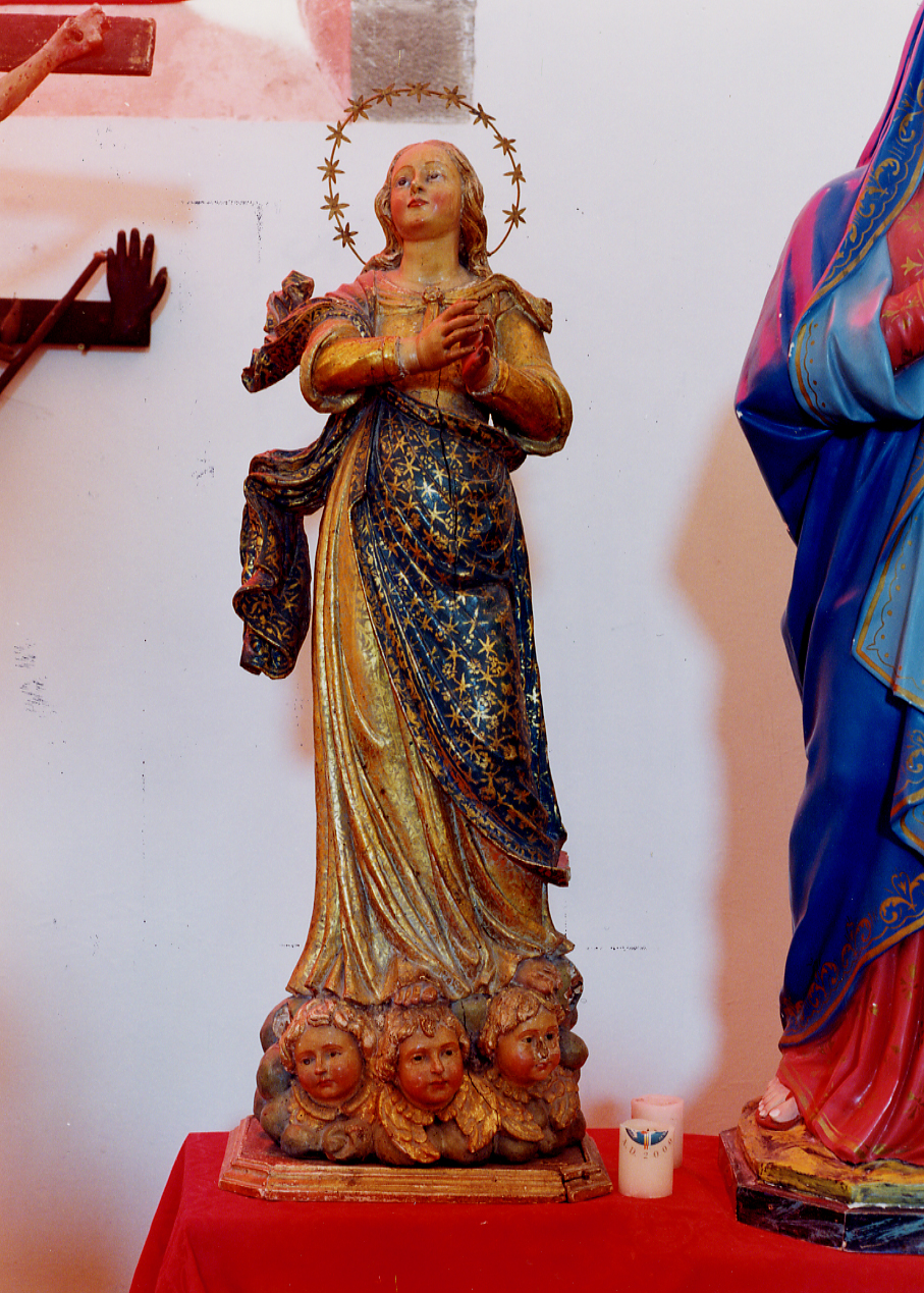 MADONNA DELLE DODICI STELLE, MADONNA (statua, opera isolata) - ambito napoletano (sec. XVII)