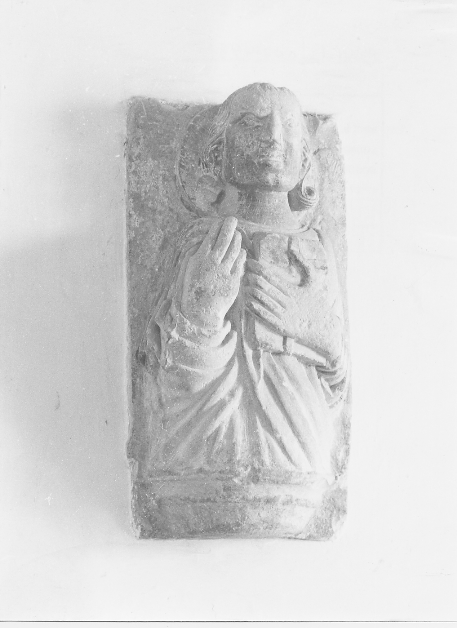 SAN MATTEO EVANGELISTA (rilievo) - bottega abruzzese (sec. XIII)