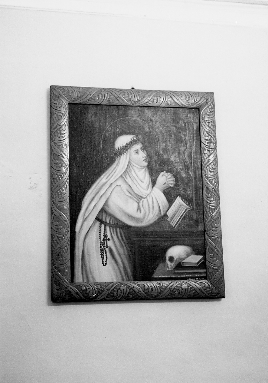 SANTA CATERINA (dipinto, opera isolata) di Suor Imelda O. P (attribuito) (sec. XX)