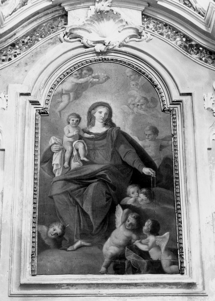 Madonna del Rosario (dipinto) - ambito Italia centrale (sec. XVIII)