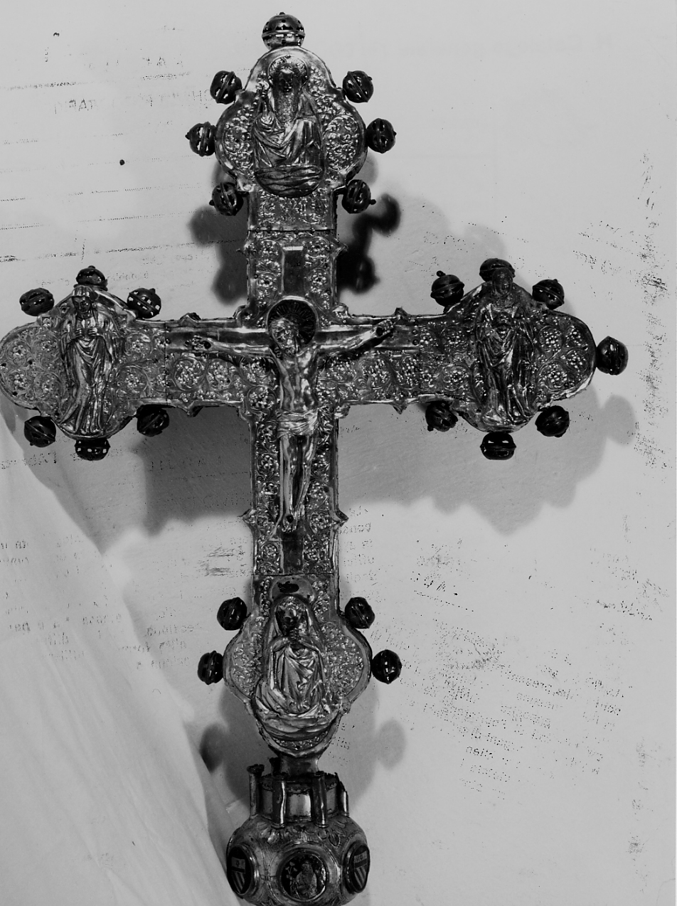 croce processionale - bottega sulmonese (sec. XV)