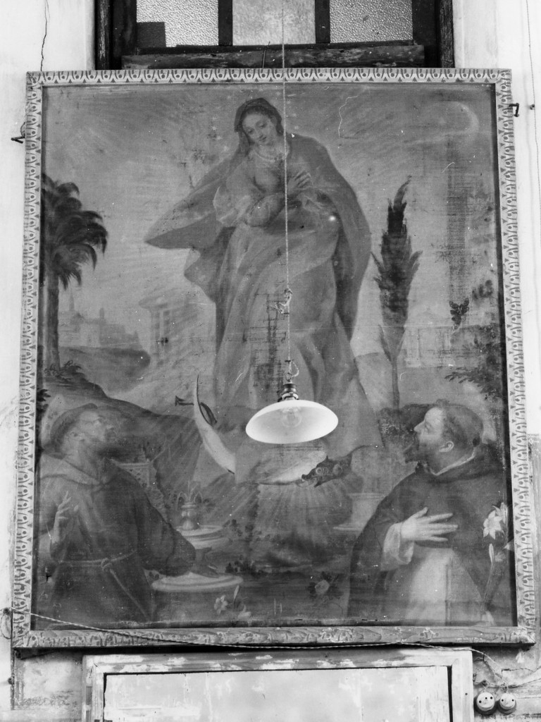 Immacolata Concezione e Santi (dipinto) - ambito dell'Italia centrale (sec. XIX)
