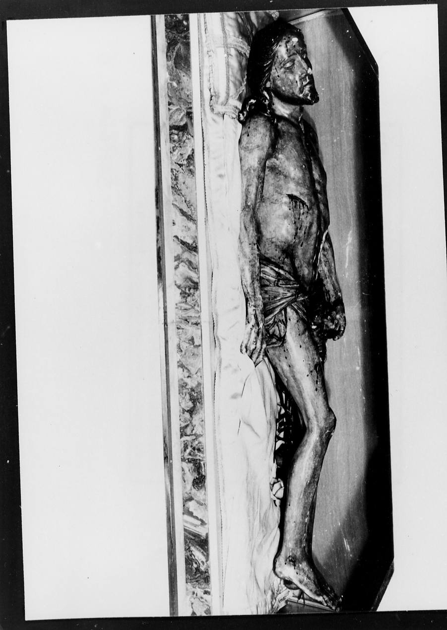 CRISTO MORTO (statua, opera isolata) - ambito abruzzese (sec. XIX)