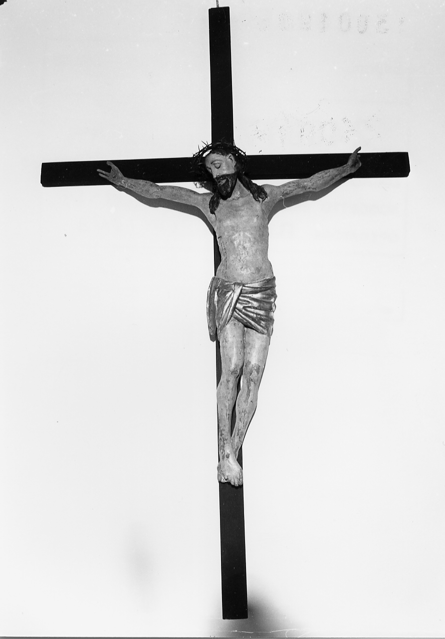 CRISTO CROCIFISSO (scultura) - ambito abruzzese (sec. XVIII)