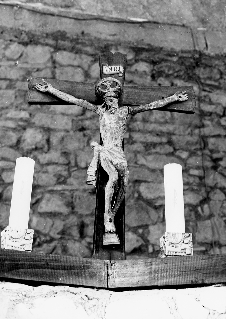 CRISTO CROCIFISSO (scultura) - ambito abruzzese (sec. XVIII)