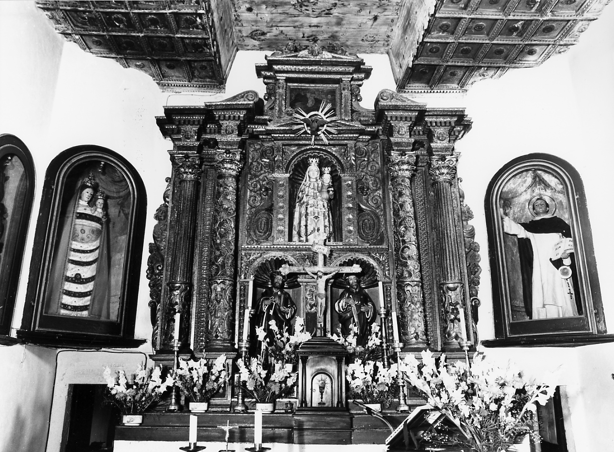 altare maggiore, opera isolata - ambito abruzzese (seconda metà sec. XVII)