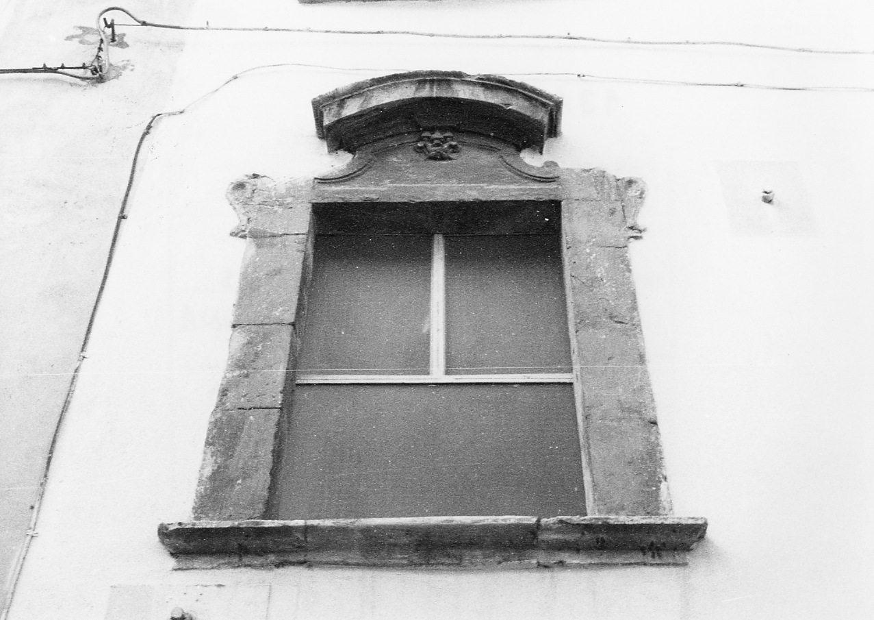 mostra di finestra, serie - ambito abruzzese (sec. XVIII)