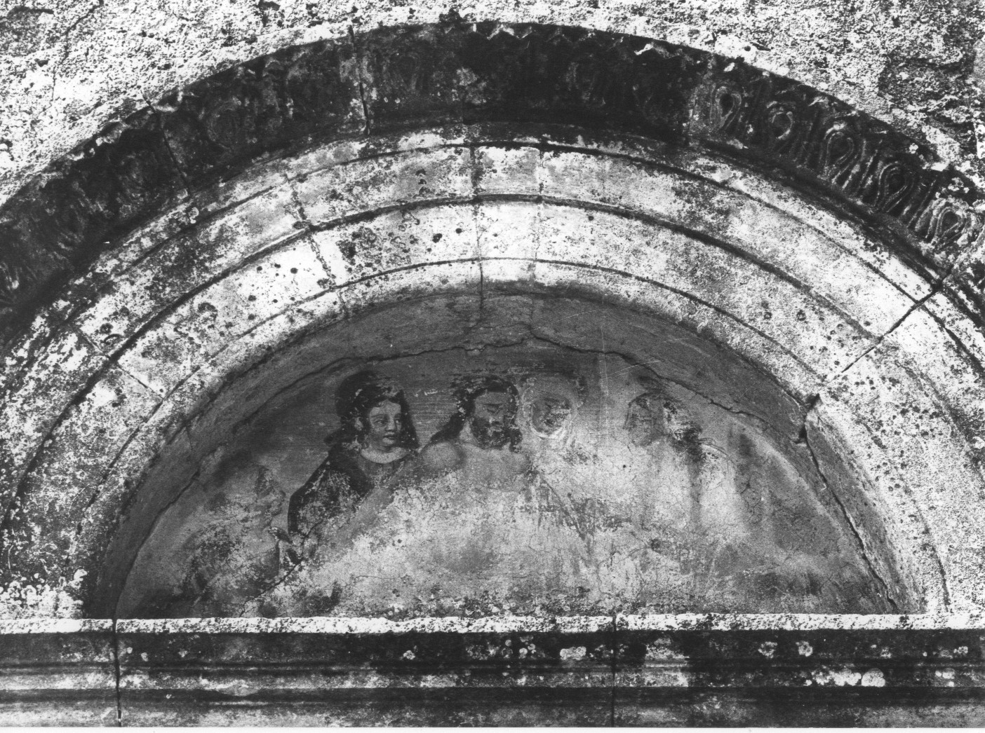 CRISTO IN PIETA' (dipinto) - ambito abruzzese (sec. XVII)